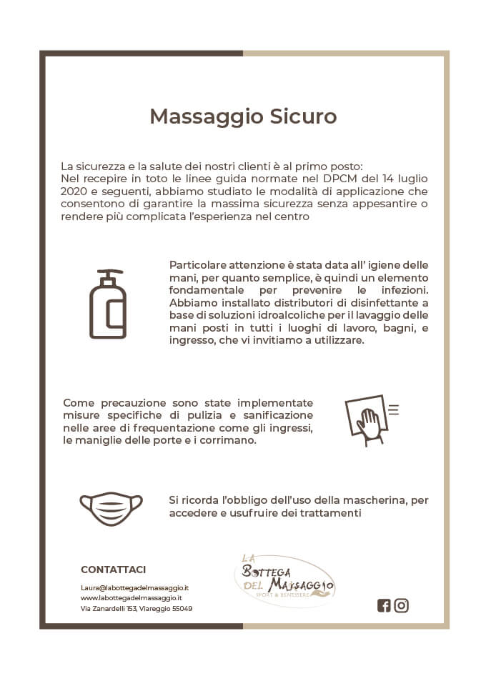 Massaggi sicuro